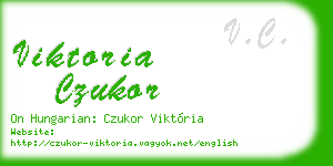 viktoria czukor business card